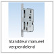 Standdeur manueel vergrendelend