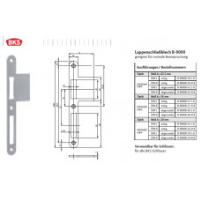 SCHLIESSBLECH-L24/28X216-ABG